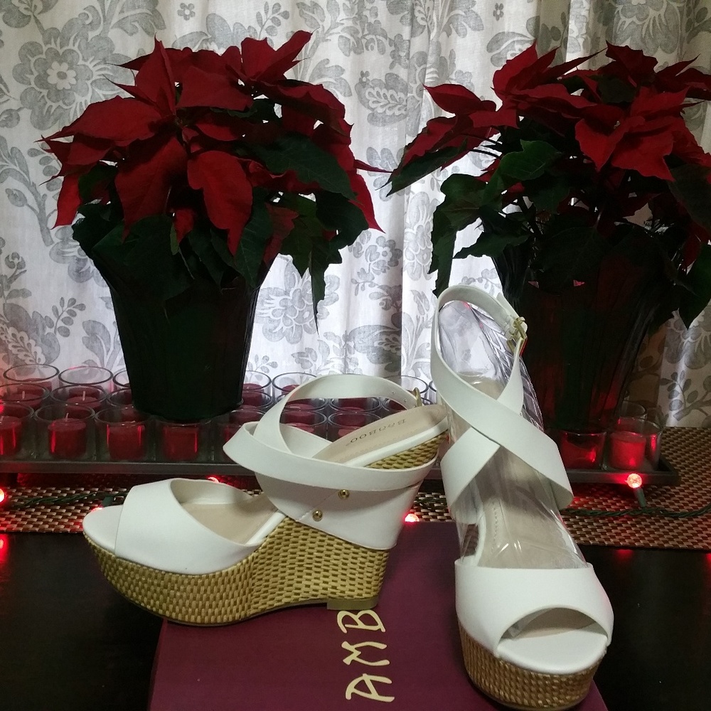 Picnic Basket Woven Wedges